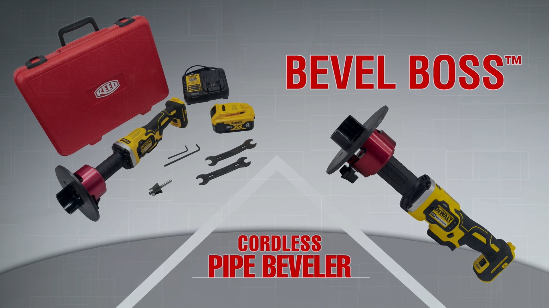 Bevel Boss® Cordless Pipe Beveler Commercial